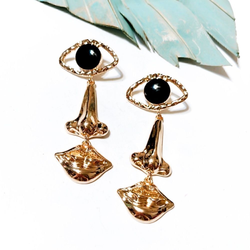 Boho statement  earrings S169